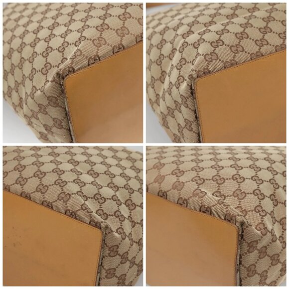 GUCCI GG Canvas Tote Bag Beige Gold 002 1097 2404 Auth ep10320 - Picture 15 of 16